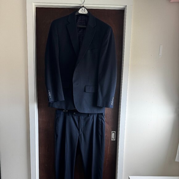 Men's Izod 2-Piece Suit Navy 38S - Picture 1 of 7